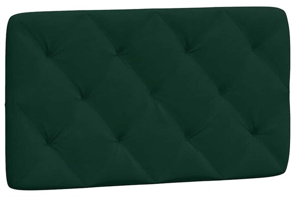Krevet s madracem tamnozeleni 80 x 200 cm baršunasti - Zelena / 80 x 200 cm