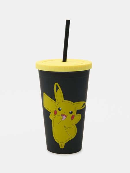 Sinsay - Šalica s poklopcem i slamkom Pokémon