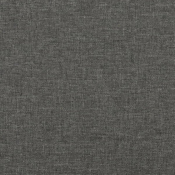 Krevet box spring s madracem tamnosivi 120 x 190 cm tkanina - Siva / 120 x 190 cm