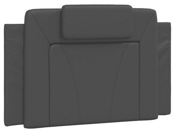 Krevet Viana s madracem crni 80 x 200 cm od umjetne kože - Crna / 80 x 200 cm