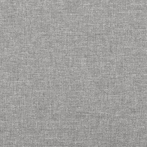 Krevet s oprugama i madracem svjetlosivi 120x190 cm od tkanine - Siva / 120 x 190 cm