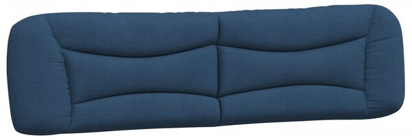 Okvir kreveta s LED-om bez madraca Hvar plavi 200x200 cm od tkanine - Plava / 200 x 200 cm