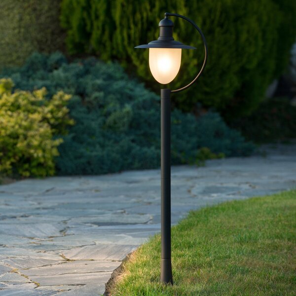 Lucide Aruba staza svijetla, crna, prigušiva, Crno, Metal