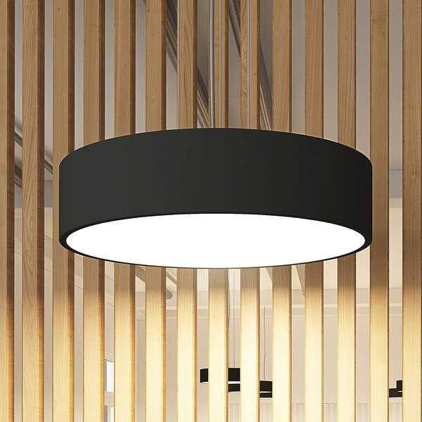 Arcchio LED viseća svjetiljka Noabelle, crna, 40 cm, metal, prigušiva, Crno, Kuhinja, Metal