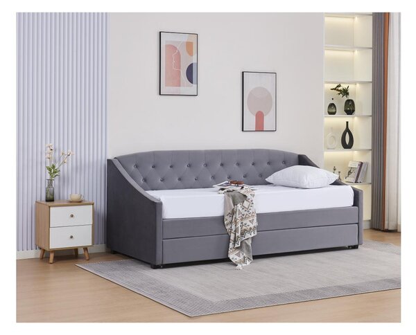 Krevet na razvlačenje 90 cm Asesorar (siva)