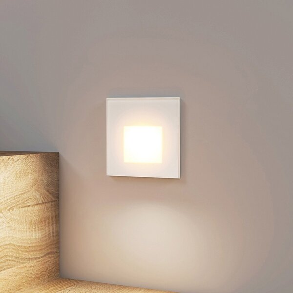 Arcchio LED ugradna svjetiljka Vexi, 7,8 cm x cm, bijela, CCT, prigušiva, Bijela, Područje hodnika, Aluminij, Četvrtasta ugradna svjetla