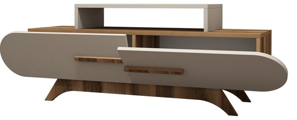 TV stolić/ormarić Dolphie (orah + krem)