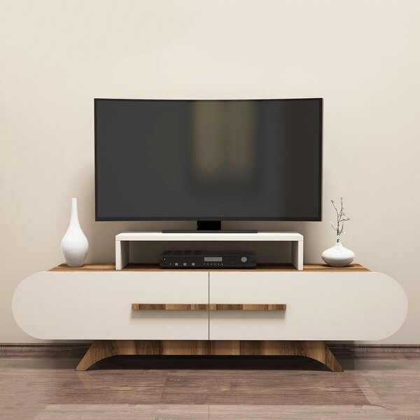 TV stolić/ormarić Dolphie (orah + krem)