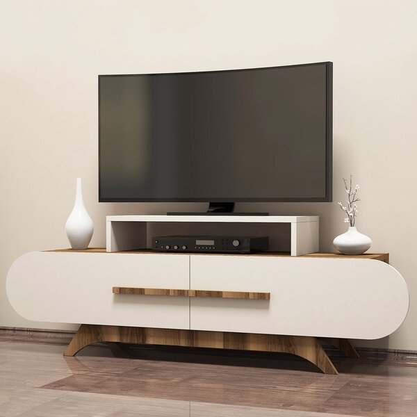 TV stolić/ormarić Dolphie (orah + krem)