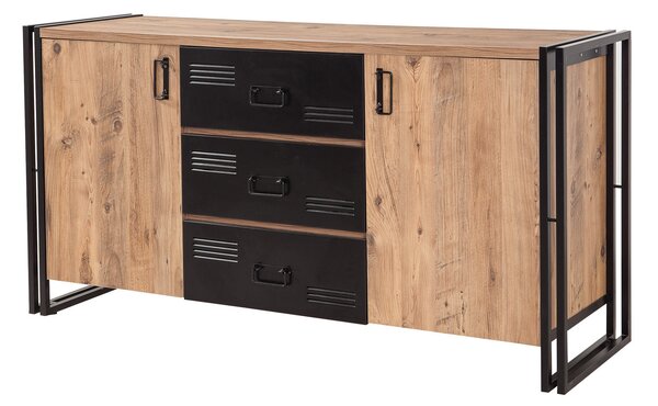 Zondo.hr Komoda Cosmopolitan 2 (bor atlantic + crna). Akcija -31%. 1071946