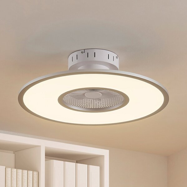 Lindby LED stropni ventilator Romea, okrugli, DC, tihi, 60 cm