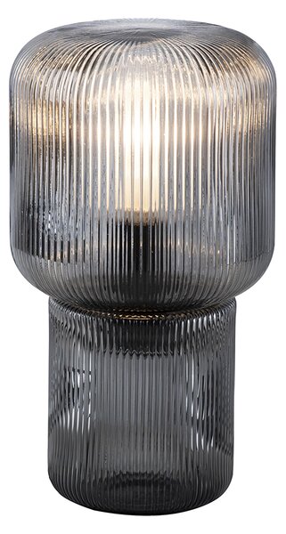 Design tafellamp smoke glas - Zonat