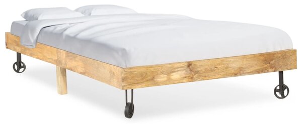 VidaXL Okvir za krevet od masivnog drva manga 120 x 200 cm