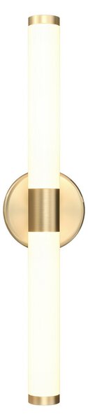 Maytoni Axis LED zidna svjetiljka, zlatna, visina 35,6 cm, Zlato / mjed, Dnevni boravak/blagovaonica, Metal
