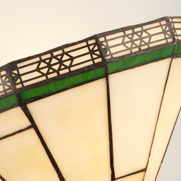 Searchlight New York zidna lampa u Tiffany stilu, Bež, Dnevni boravak/blagovaonica, Metal