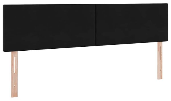 Krevet s od storage s uzglavljem s pohranom Crna 90 x 200 cm - Crna / 90 x 200 cm