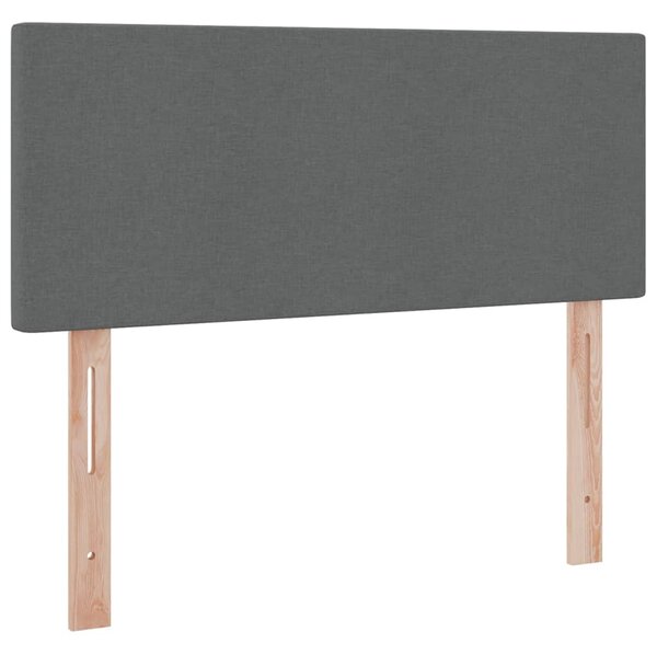 Krevet s madracem i skladištem Tamno siva 120 x 190 cm - Siva / 120 x 190 cm
