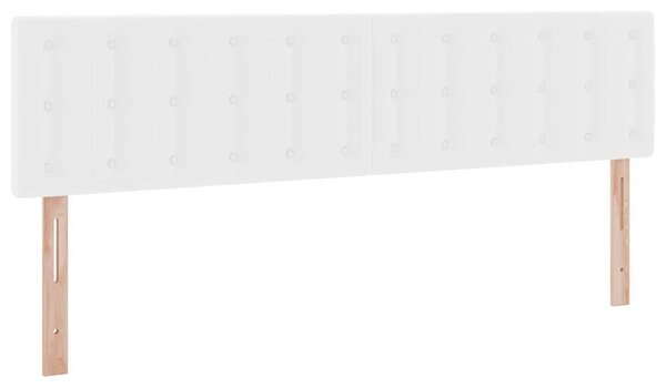 Krevet s madracem i skladištem Čista bijela 160 x 200 cm - Bijela / 160 x 200 cm