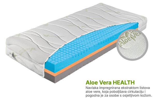 Medicinski madrac Yosemit Lavender 80x200 Navlaka: AloeVera
