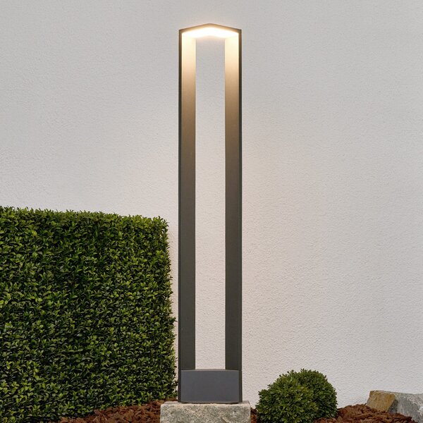 Lucande LED staza Jeny, 100 cm, antracit, aluminij, Crno, Metal