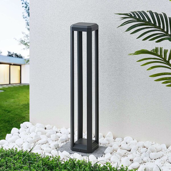 Lucande LED putna svjetiljka Fery, antracit, metal, 80cm, IP65, Crno, Metal