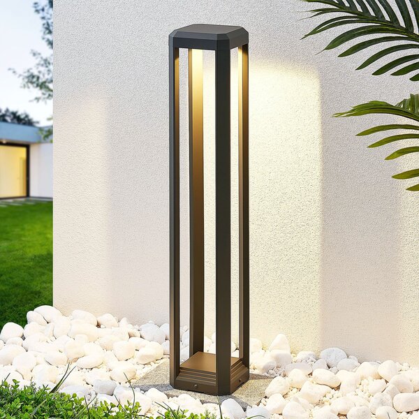 Lucande LED putna svjetiljka Fery, antracit, metal, 80cm, IP65, Crno, Metal