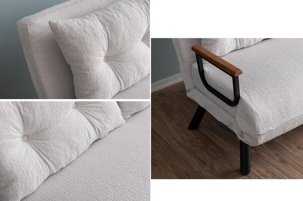 Zondo.hr Sofa futon Sandy (bijela). Akcija -31%. 1101768
