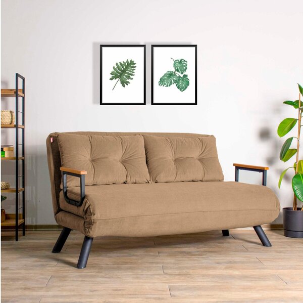 Zondo.hr Sofa futon Sandy (svijetlosmeđa). Akcija -30%. 1101767