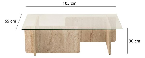Zondo.hr Stolić za kavu Elizei 1 (travertin). Akcija -30%. 1102106