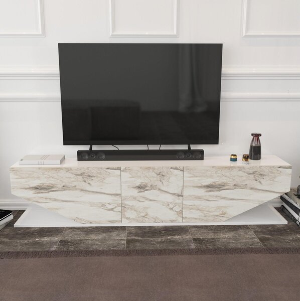 Zondo.hr TV stolić/ormarić Ivonne 1 (bijeli mramor). Akcija -30%. 1102190
