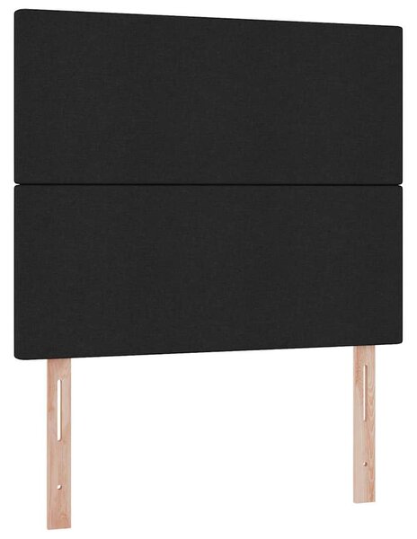 Krevet s madracem i skladištem Crna 120 x 200 cm Poliester - Crna / 120 x 200 cm