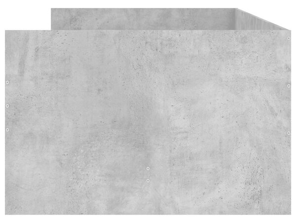 Okvir kreveta s ladicama siva boja betona 90x190 cm - Siva / 90 x 190 cm