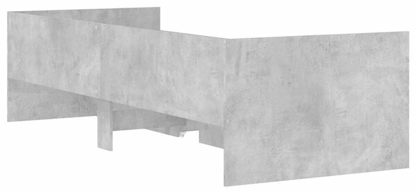 Okvir kreveta s ladicama siva boja betona 90x190 cm - Siva / 90 x 190 cm
