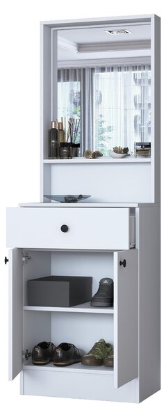 Zondo.hr Set za predsoblje Pixie 6 (bijela) (s ogledalom). Akcija -30%. 1102444