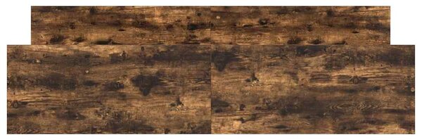 Okvir kreveta s uzglavljem i podnožjem boja hrasta 160x200 cm - Smeđa / 160 x 200 cm