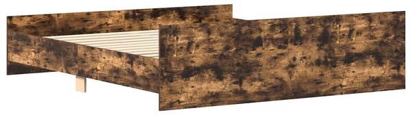 Okvir kreveta s uzglavljem i podnožjem boja hrasta 160x200 cm - Smeđa / 160 x 200 cm