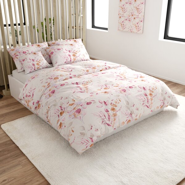 Posteljina od mikrovlakana FLORANY bijela Dimenzije posteljine: 70 x 90 cm | 140 x 220 cm