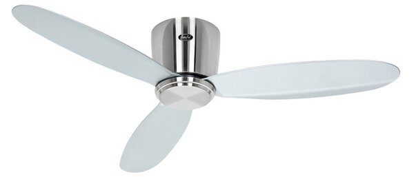 Pametni stropni ventilator Eco Plano II, Ø 112 cm, srebrni, DC