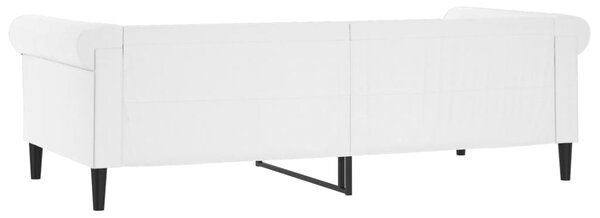 Dnevni krevet bijeli 80 x 200 cm od umjetne kože - Bijela / 80 x 200 cm