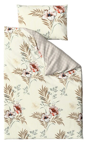 Obostrana posteljina DUO SENSE SANDORA krem + jastučnica 40x50 cm BESPLATNO Dimenzije posteljine: 70 x 90 cm | 140 x 200 cm