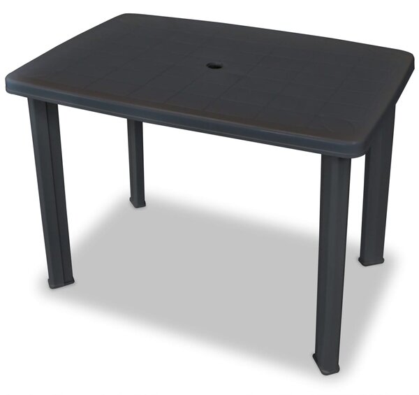 3-dijelni bistro set od plastike antracit - Antracitno siva / N/A