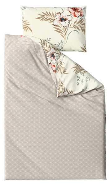 Obostrana posteljina DUO SENSE SANDORA krem + jastučnica 40x50 cm BESPLATNO Dimenzije posteljine: 70 x 90 cm | 140 x 200 cm