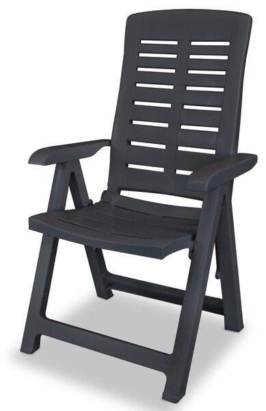 3-dijelni bistro set od plastike antracit - Antracitno siva / N/A