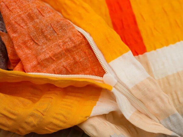 Krepska posteljina od Renforcé pamuka ORANGE KUBE šareno Dimenzije posteljine: 70 x 90 cm | 140 x 200 cm