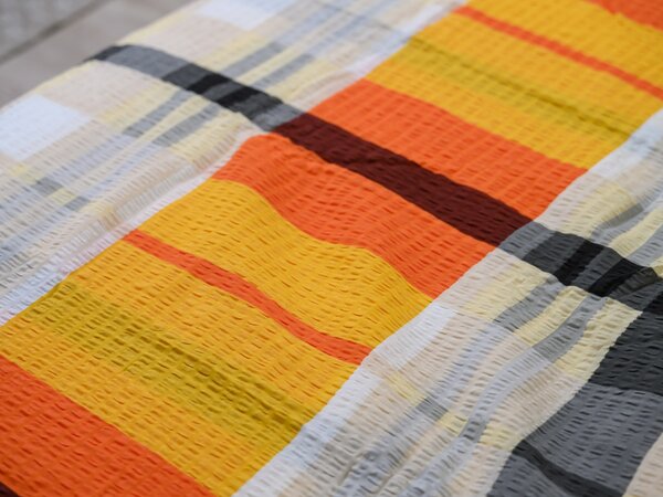 Krepska posteljina od Renforcé pamuka ORANGE KUBE šareno Dimenzije posteljine: 70 x 90 cm | 140 x 200 cm