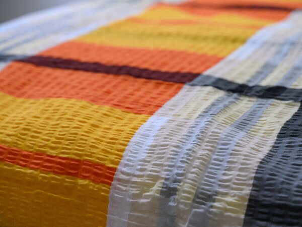 Krepska posteljina od Renforcé pamuka ORANGE KUBE šareno Dimenzije posteljine: 70 x 90 cm | 140 x 200 cm