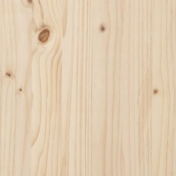 Okvir kreveta bez madraca 200 x 200 cm od masivne borovine - Smeđa / 200 x 200 cm