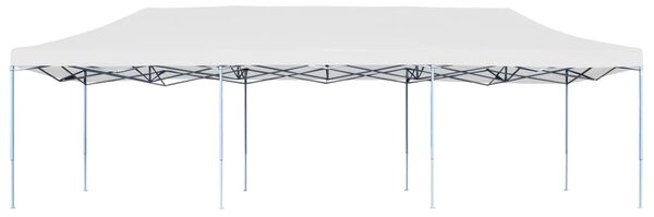 Sklopivi prigodni šator za zabave 3 x 9 m bijeli - Bijela / N/A