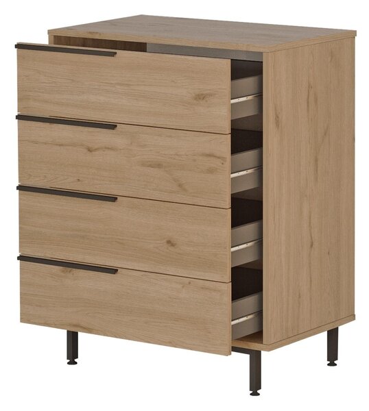 Zondo.hr Komoda Otto 17 (orah + crna). Akcija -33%. 1106440