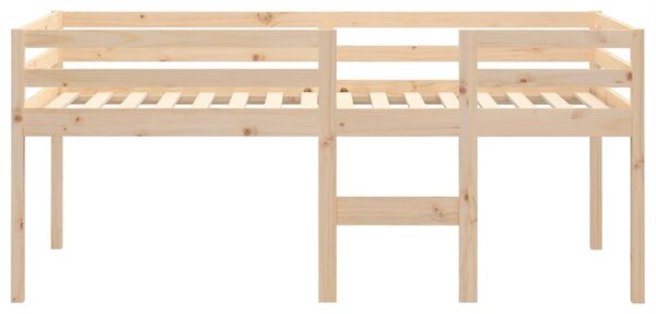 Visoki krevet 80x200 cm od masivne borovine - Smeđa / 80 x 200 cm